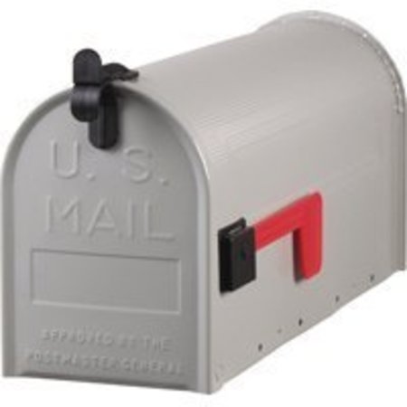 GIBRALTAR MAILBOXES Grayson ST100000 Rural Mailbox, 800 cu-in Capacity, Galvanized Steel, Powder-Coated ST100000